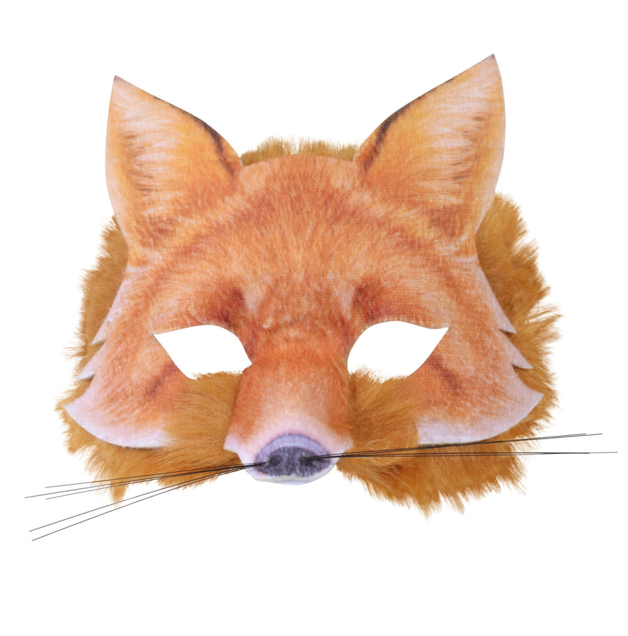 Fox Face Realistic Fur Mask_1