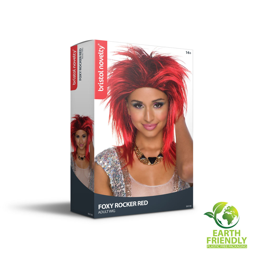 Size Chart Foxy Rocker Red Wig Tina Turner Hair