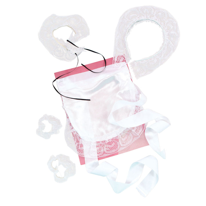 Size Chart French Maid Accessories Set Instant Disguise for Adults