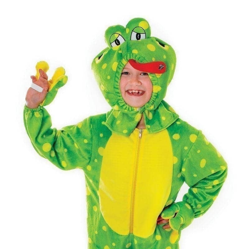 Size Chart Frog Plush With Head 128cm Childrens Costume Unisex