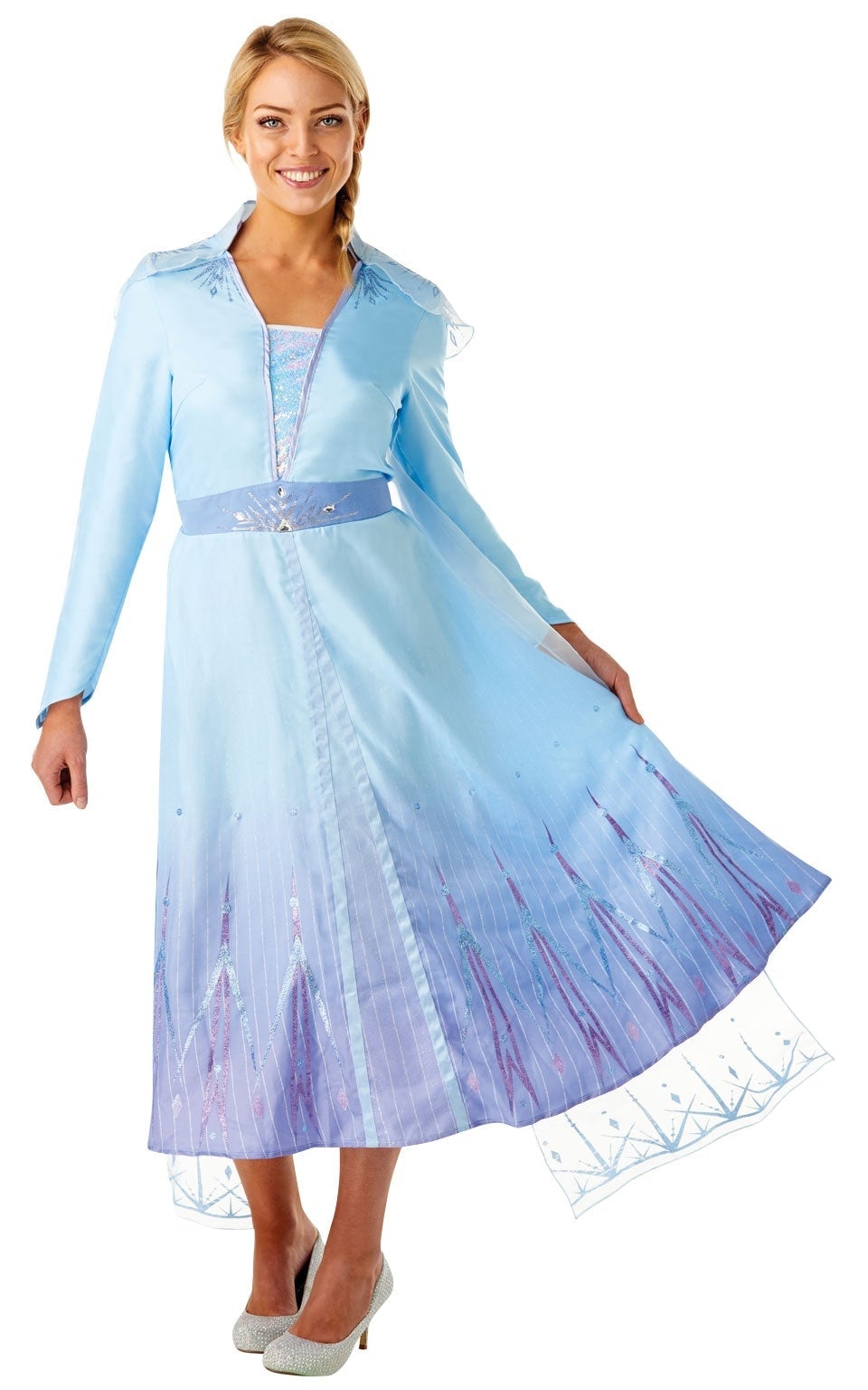 Frozen 2 Adult Elsa Travel Outfit Costume