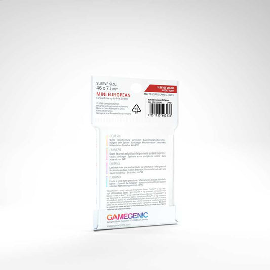 Matte Mini European Sized Boardgame Sleeves 46 X 71 Mm 50 Card Sleeve 2