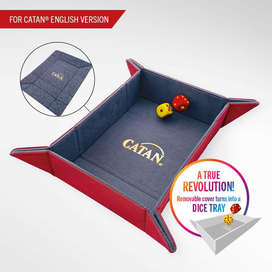 Catan Trading Post Convertible Card Tray Gamegenic 4
