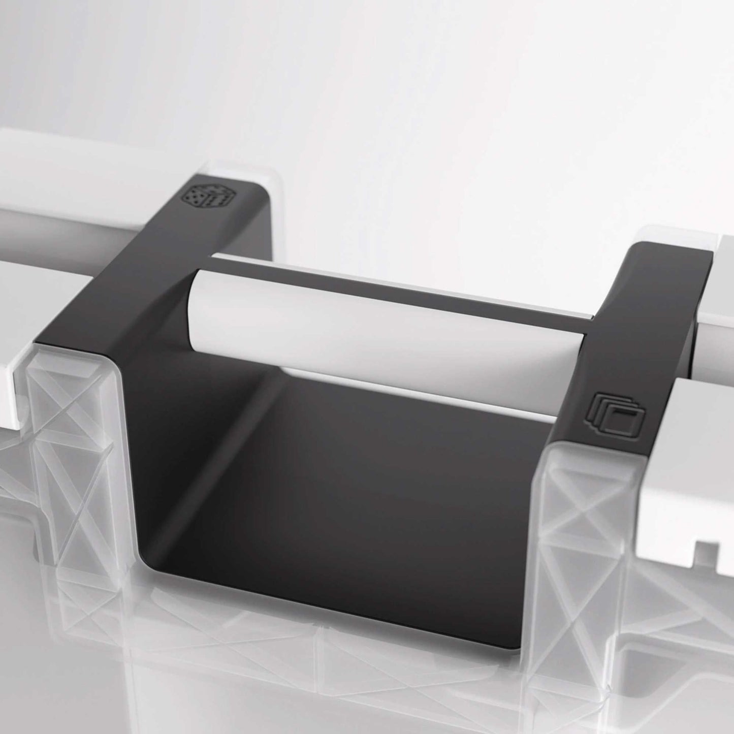 Gamegenic Game Castle Black White Clear Gaming Accessory 6