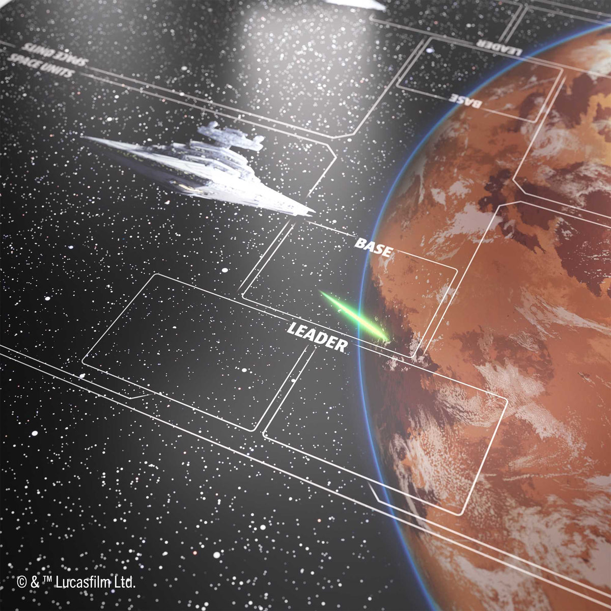 Gamegenic Star Wars Unlimited Twin Suns Battle Zone Game Mat Gaming Accessory 6