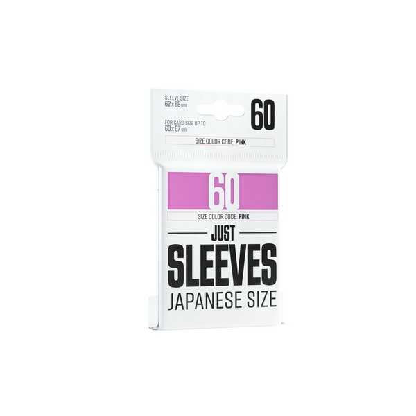 UNIT Gamegenic Just Sleeves Japanese Size Pink 60 ct Gaming Accessory 1