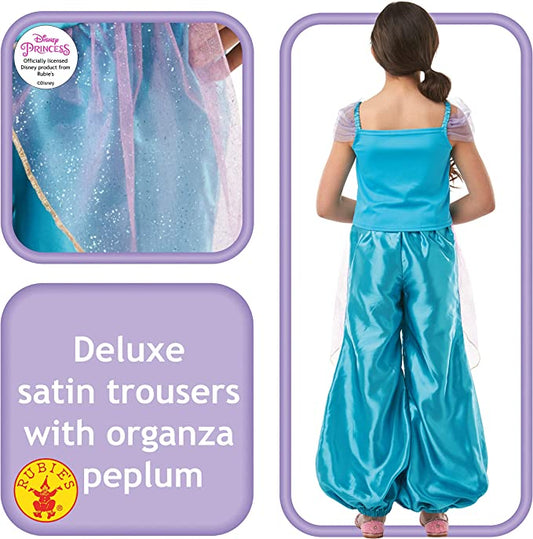 Gem Princess Jasmine Aladdin Costume for Girls 2