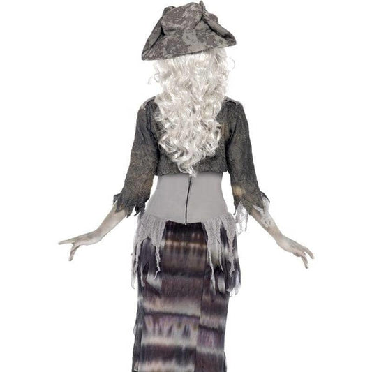 Ghost Ship Ghoulina Costume Ladies Grey Zombie Pirate Outfit 2