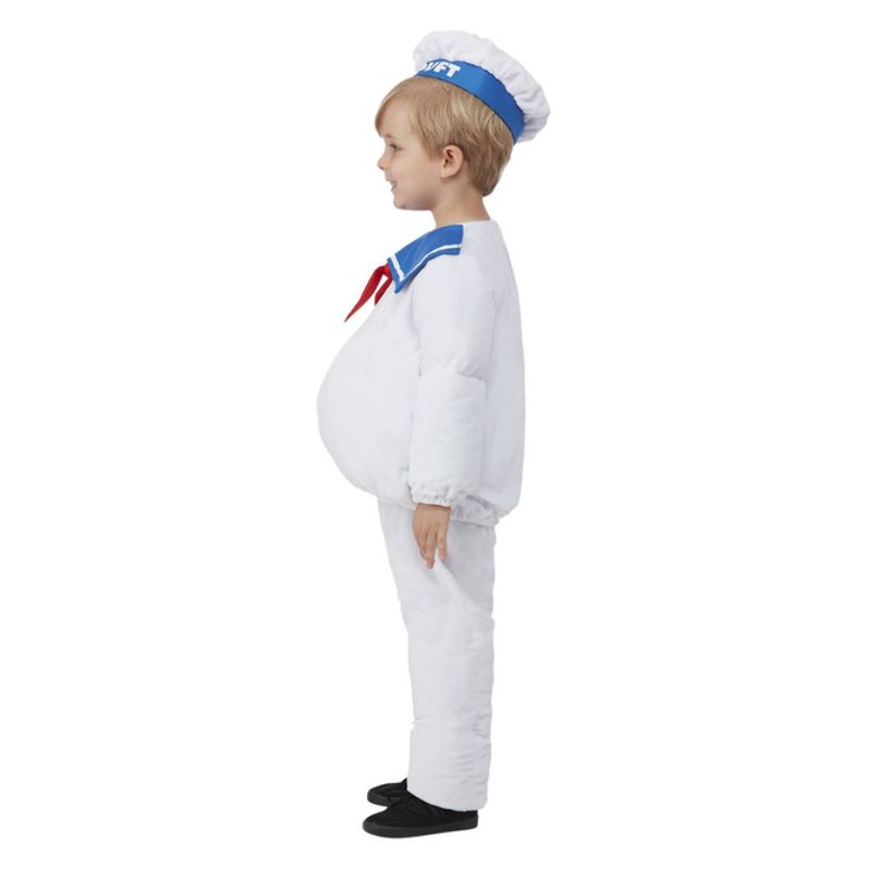 Ghostbusters Stay Puft Costume Child Blue Red White_3