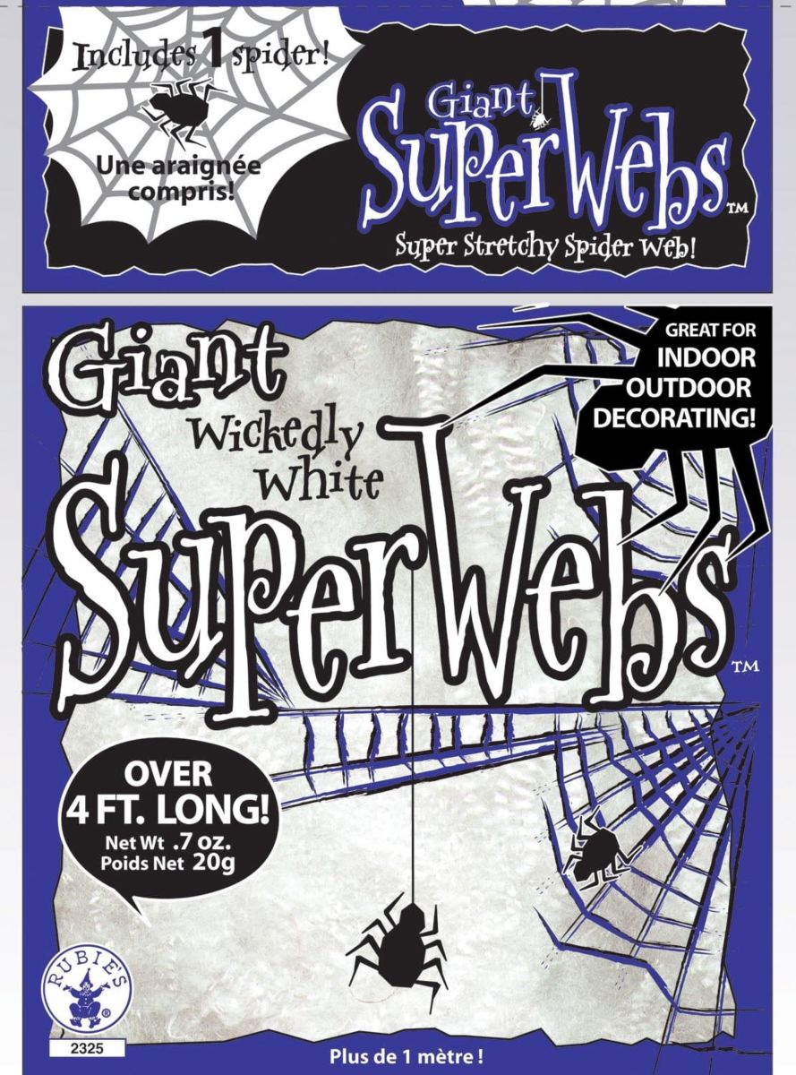 Giant Spiderwebs 138g with 8 Spiders_1
