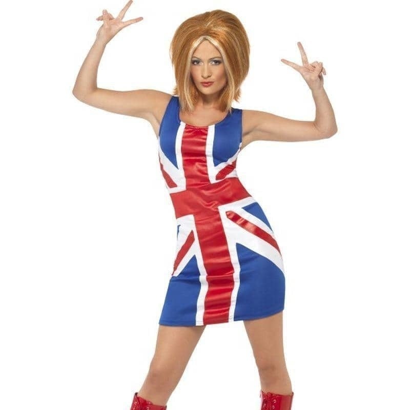 Ginger Power 1990s Union Jack Spice Girls Dress_1