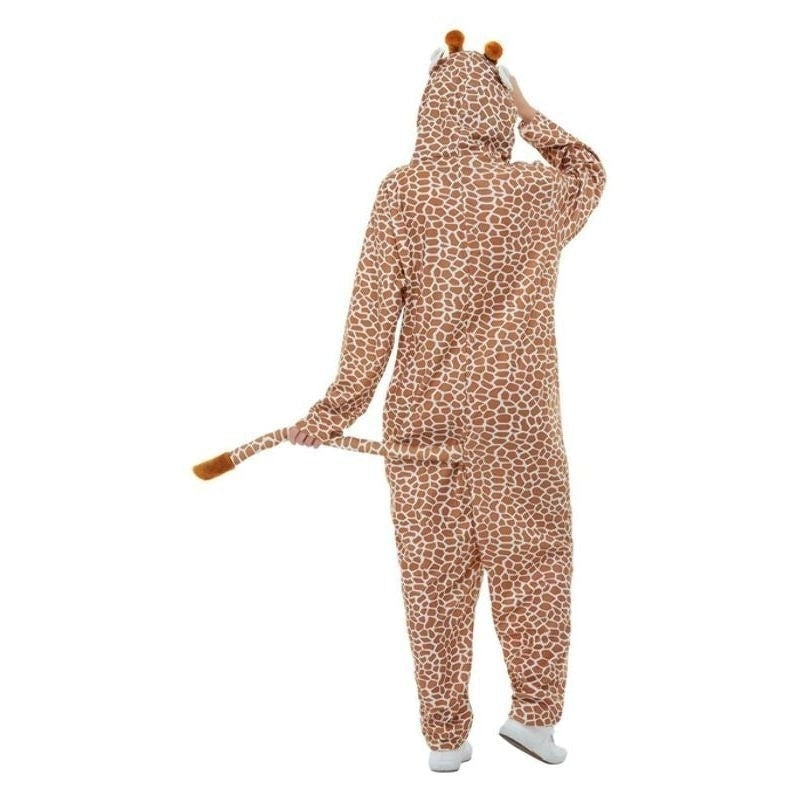 Giraffe Costume Adult Brown Jumpsuit_3
