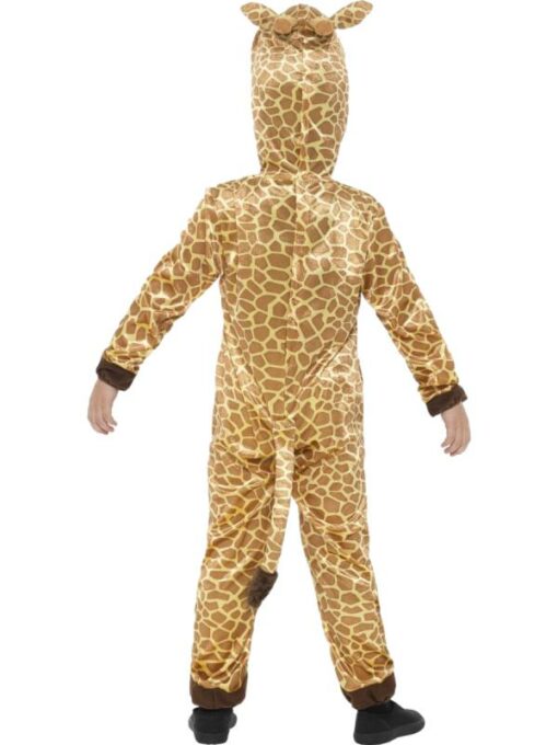 Giraffe Costume Kids Brown Jumpsuit_3
