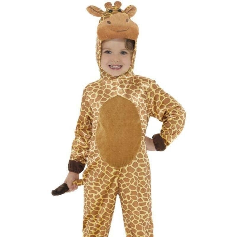 Giraffe Costume Kids Brown Jumpsuit