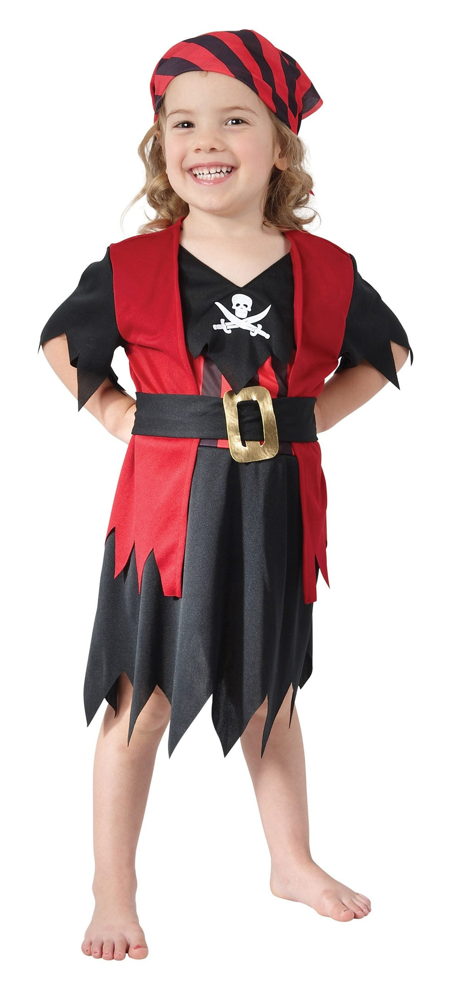 Girls Pirate Girl Toddler Costume_1