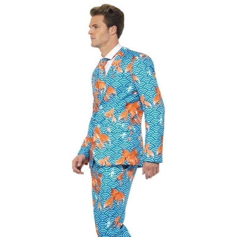 Goldfish Stand Out Suit Adult Blue Orange_3