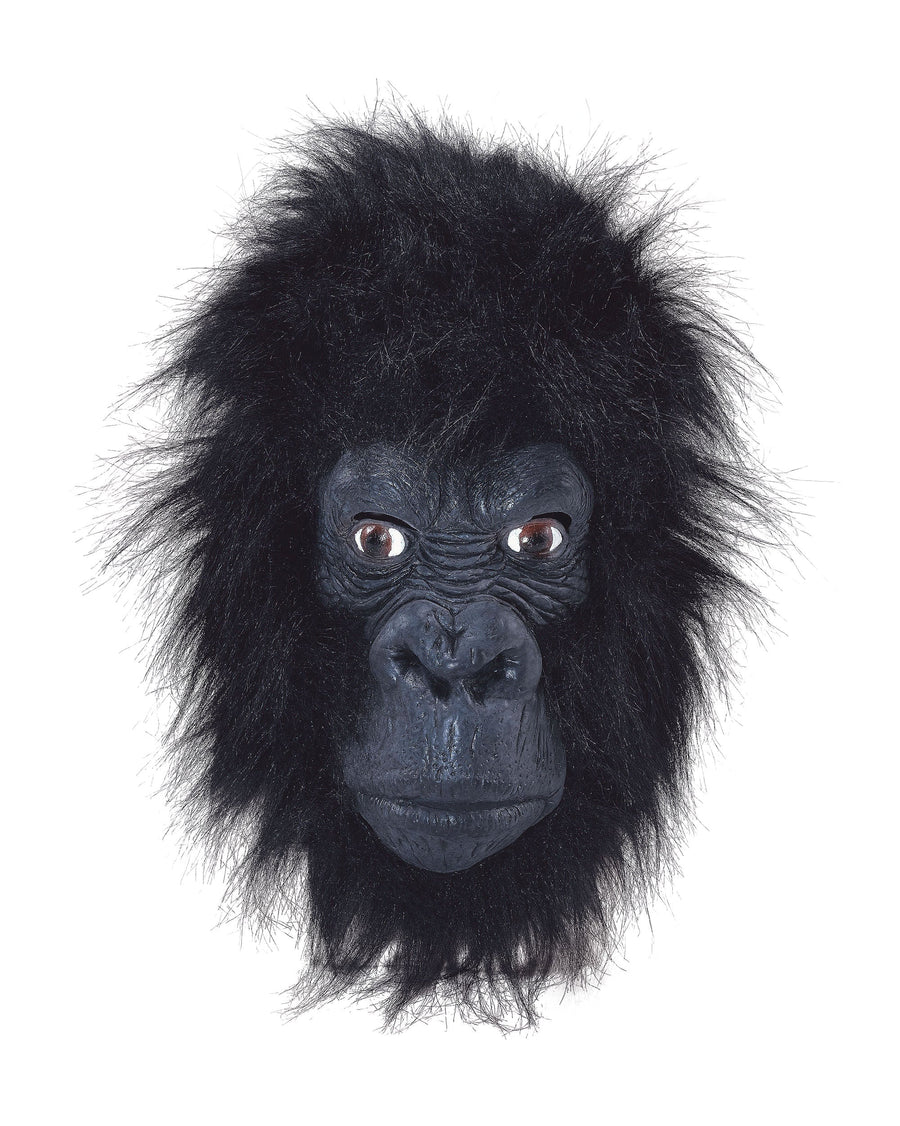 Gorilla Mask Rubber with Closed Mouth and Hair_1
