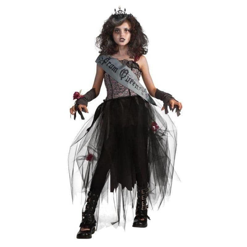 Gothic Prom Queen Costume for Girls_1