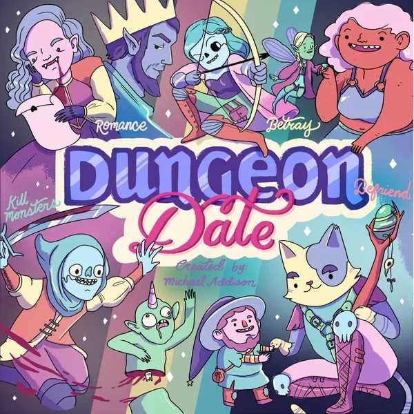 Dungeon Date Card Game by Nerdy Pup Games 1