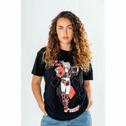 Harley Quinn Adult Black Got To Be Bad T-Shirt DC 2
