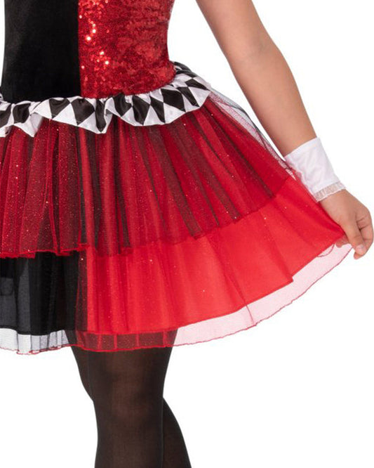 Harley Quinn Costume Girls Deluxe Tutu DC Comics 2