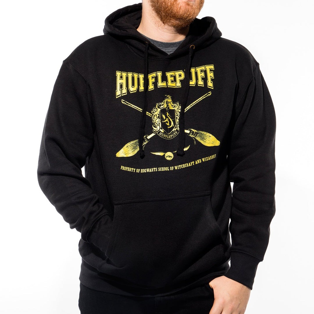 Harry Potter Collegiate Hufflepuff Hooded Sweatshirt Adult_1