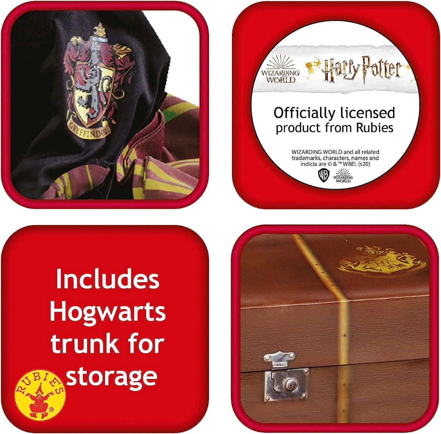 Harry Potter Trunk Dress Up Kit Age 5-10 Years 3