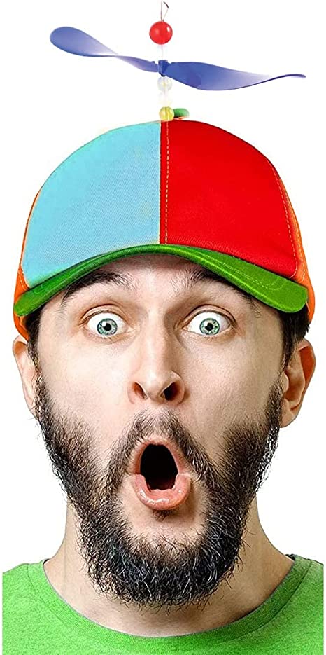 Helicopter Cap Clown Adult Hat BH649 2