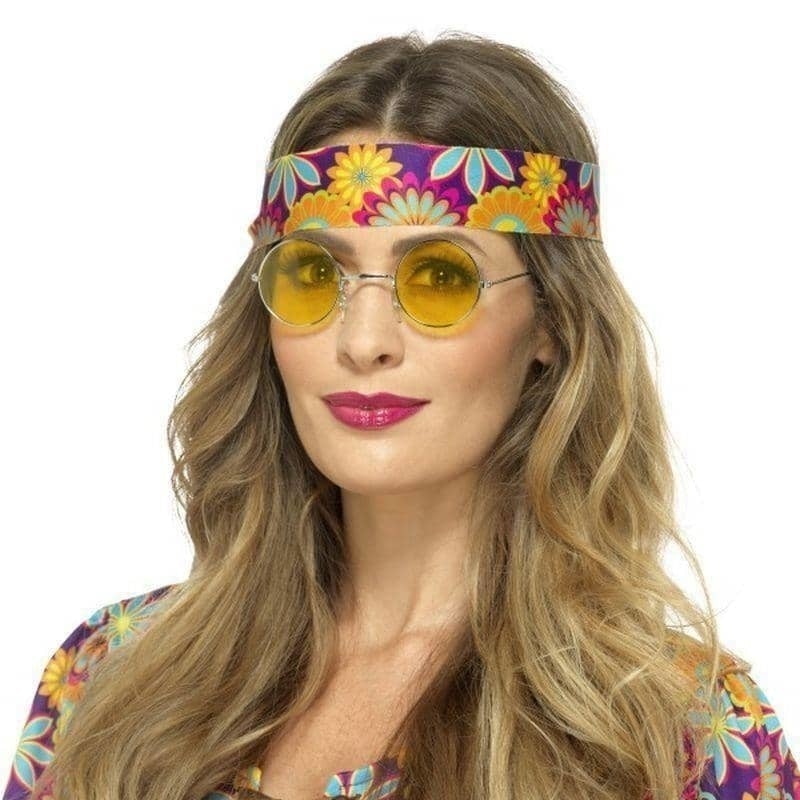 Hippie Specs Adult Yellow_1