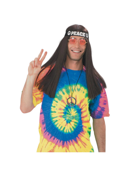 Hippy Kit Instant Disguise Peace Headband Set 2