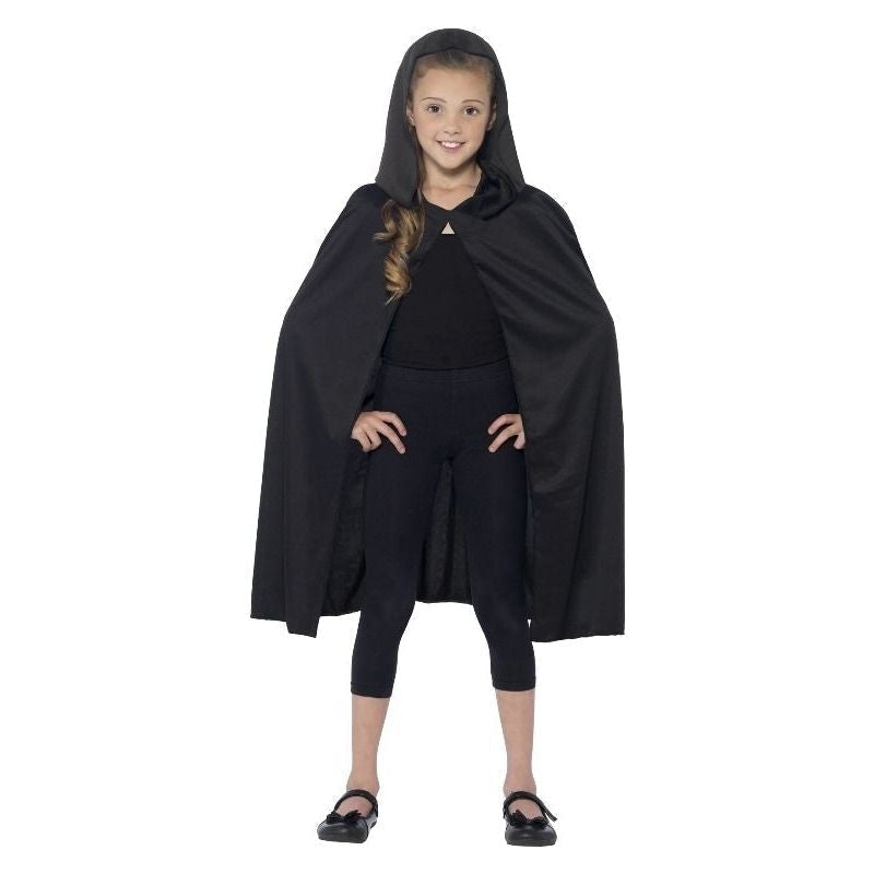 Size Chart Hooded Cape Kids Black
