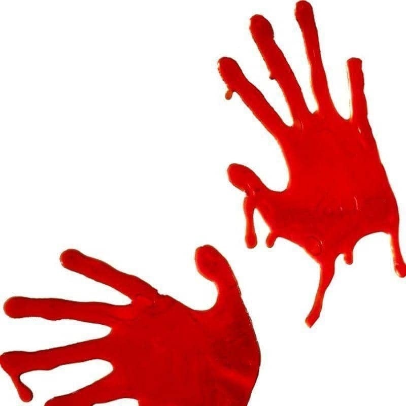 Horrible Blooded Hands Adult Red Horrible Blooded Hands Adult Red