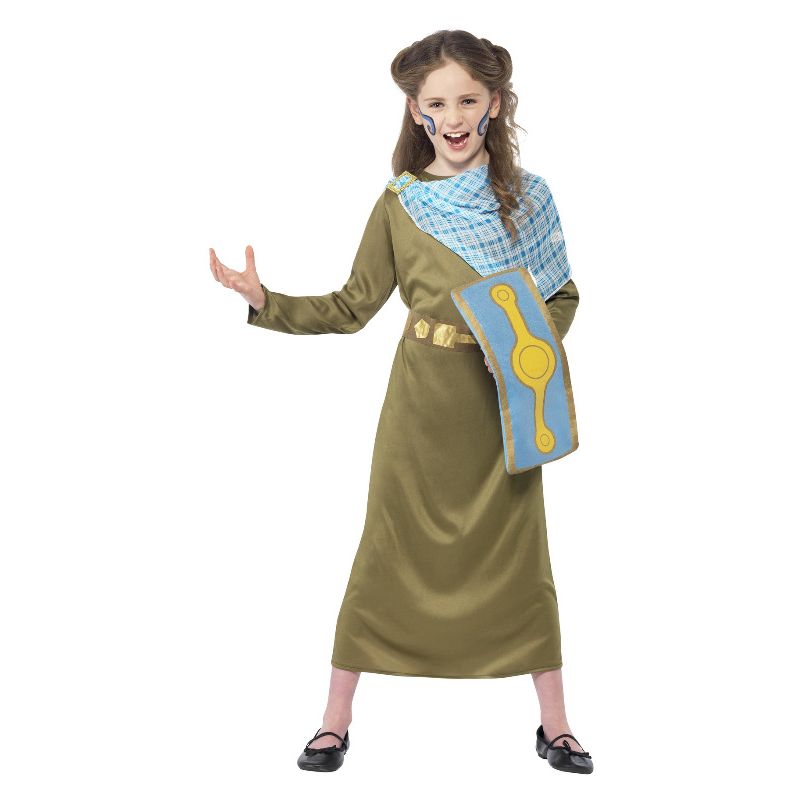 Horrible Histories Boudica Costume Green Child_1