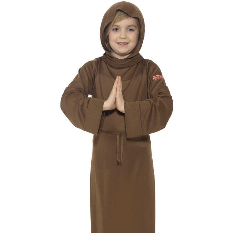 Horrible Histories Monk Costume Kids Brown_1