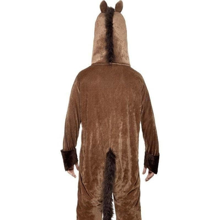 Horse Costume Adult Brown Jumpsuit_3