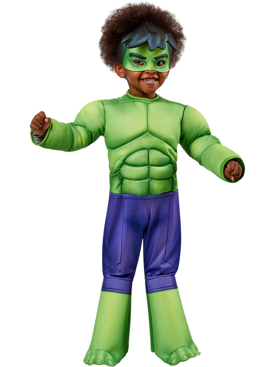 Hulk Deluxe Boys Spidey and his Amazing Friends Toddler Costume_1