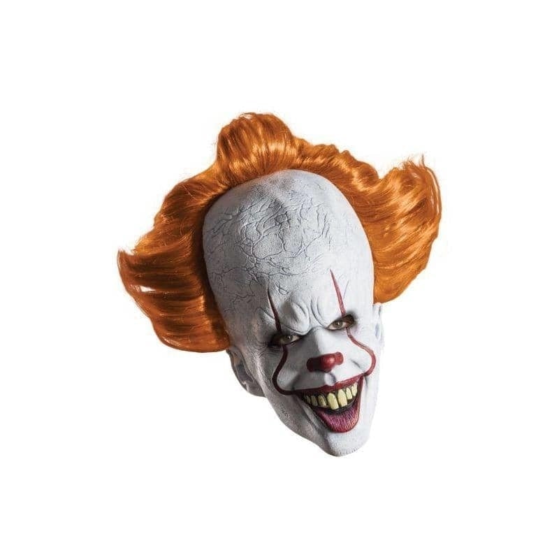 IT Costume Pennywise Clown Mask with Hair_1