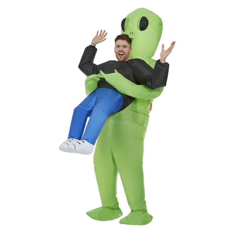 Inflatable Alien Abduction Costume Green_1