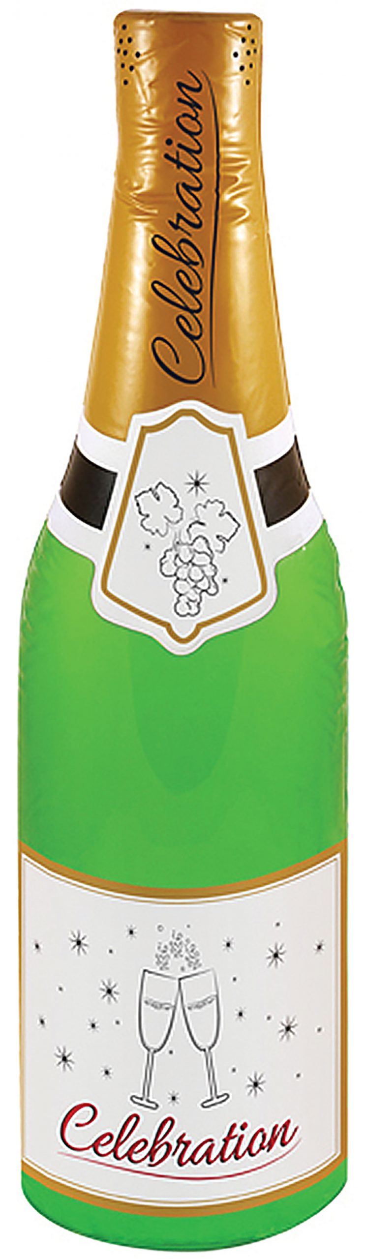 Inflatable Champagne Bottle 30" Items Unisex_1