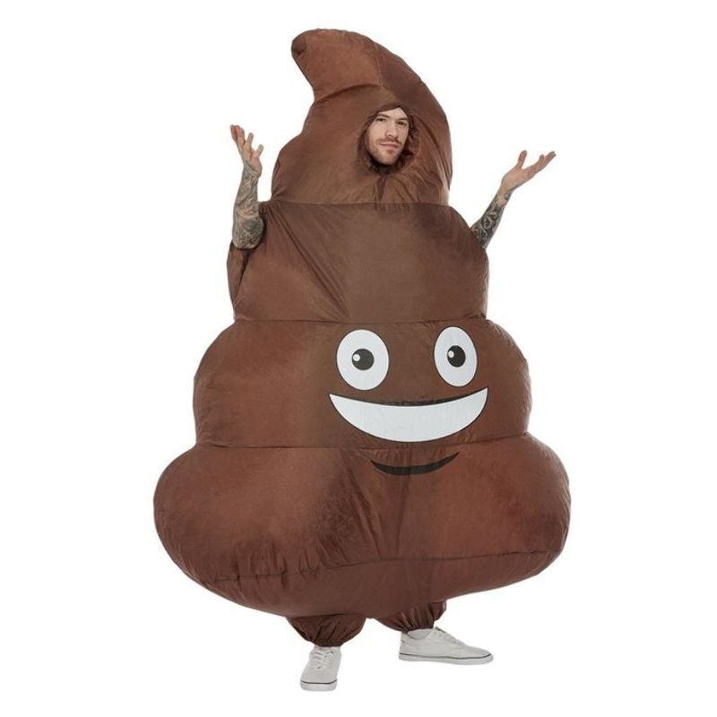 Inflatable Poop Costume Adult Brown_1