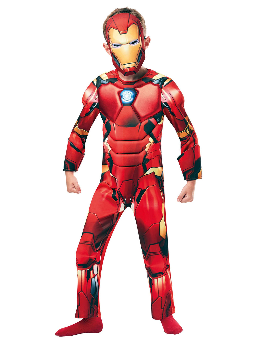Iron Man Kids Costume Deluxe Padded Suit Avengers Tony Stark_2
