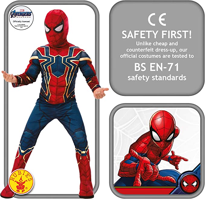 Iron Spider Muscle Child Spiderman Costume with Mask_3