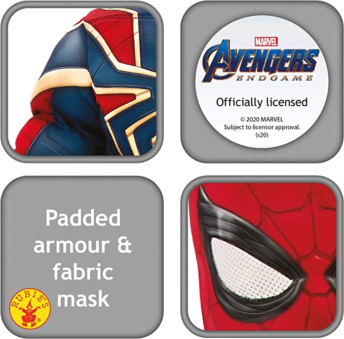 Iron Spider Muscle Child Spiderman Costume with Mask_4