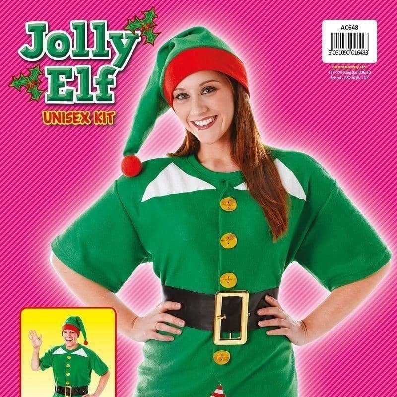 Jolly Elf Costume Kit for Adults_2