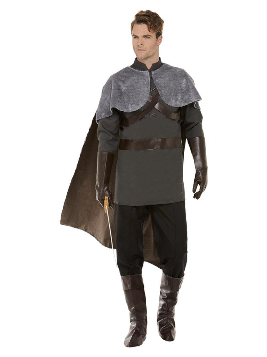 Jon Snow Medieval Lord Mens Costume Grey_2