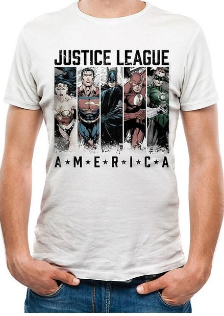 Justice League America T-Shirt DC Adult_1