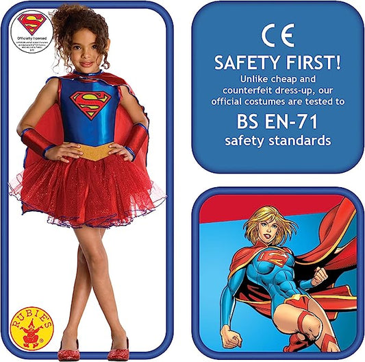 Justice League Childs Supergirl Costume Tutu Dress 2