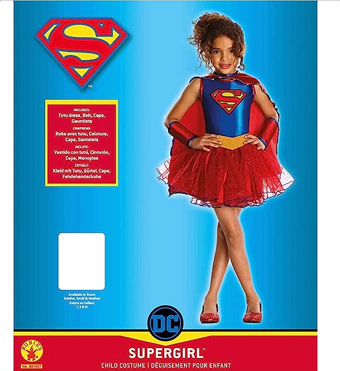 Justice League Childs Supergirl Costume Tutu Dress_4