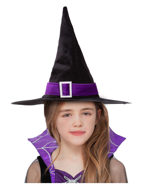 Kids Velour Witch Hat_1