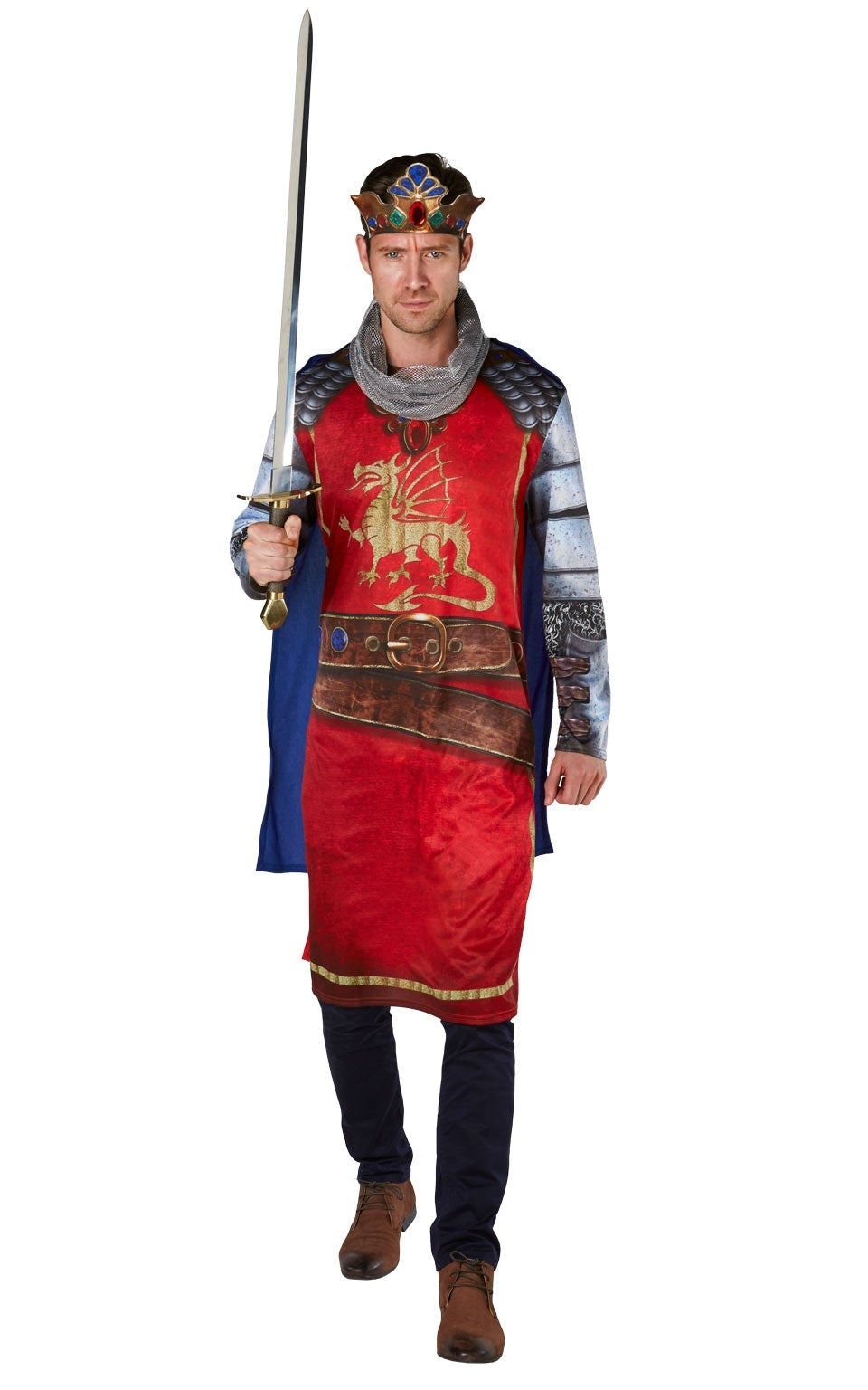 King Arthur Costume Adult Medieval Knight Armour_2